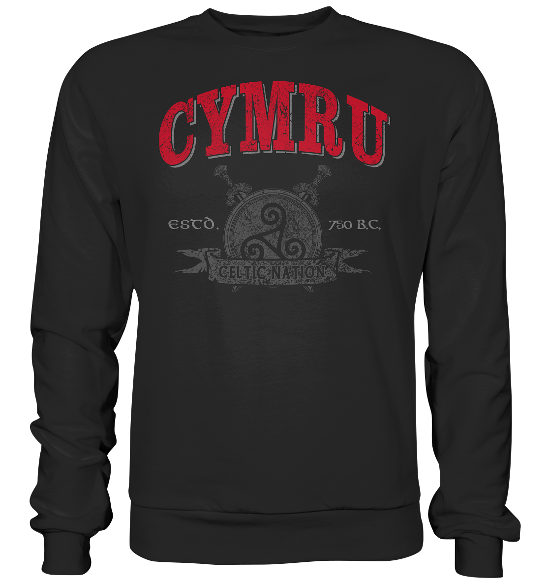 Cymru "Celtic Nation" - Premium Sweatshirt