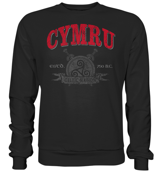 Cymru "Celtic Nation" - Premium Sweatshirt