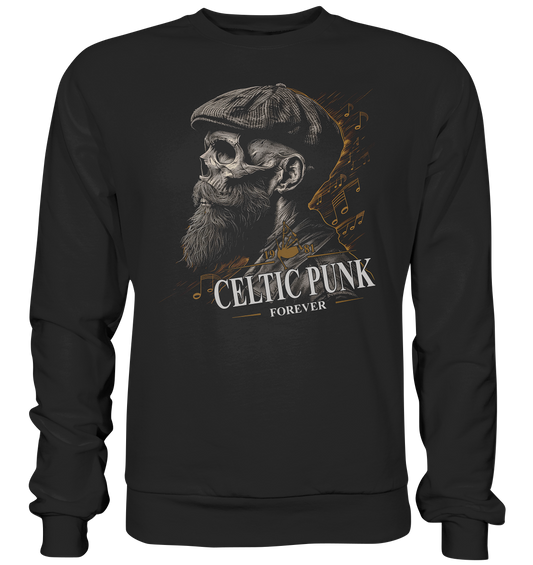 Celtic Punk "Forever / Flatcap-Skull I"  - Premium Sweatshirt