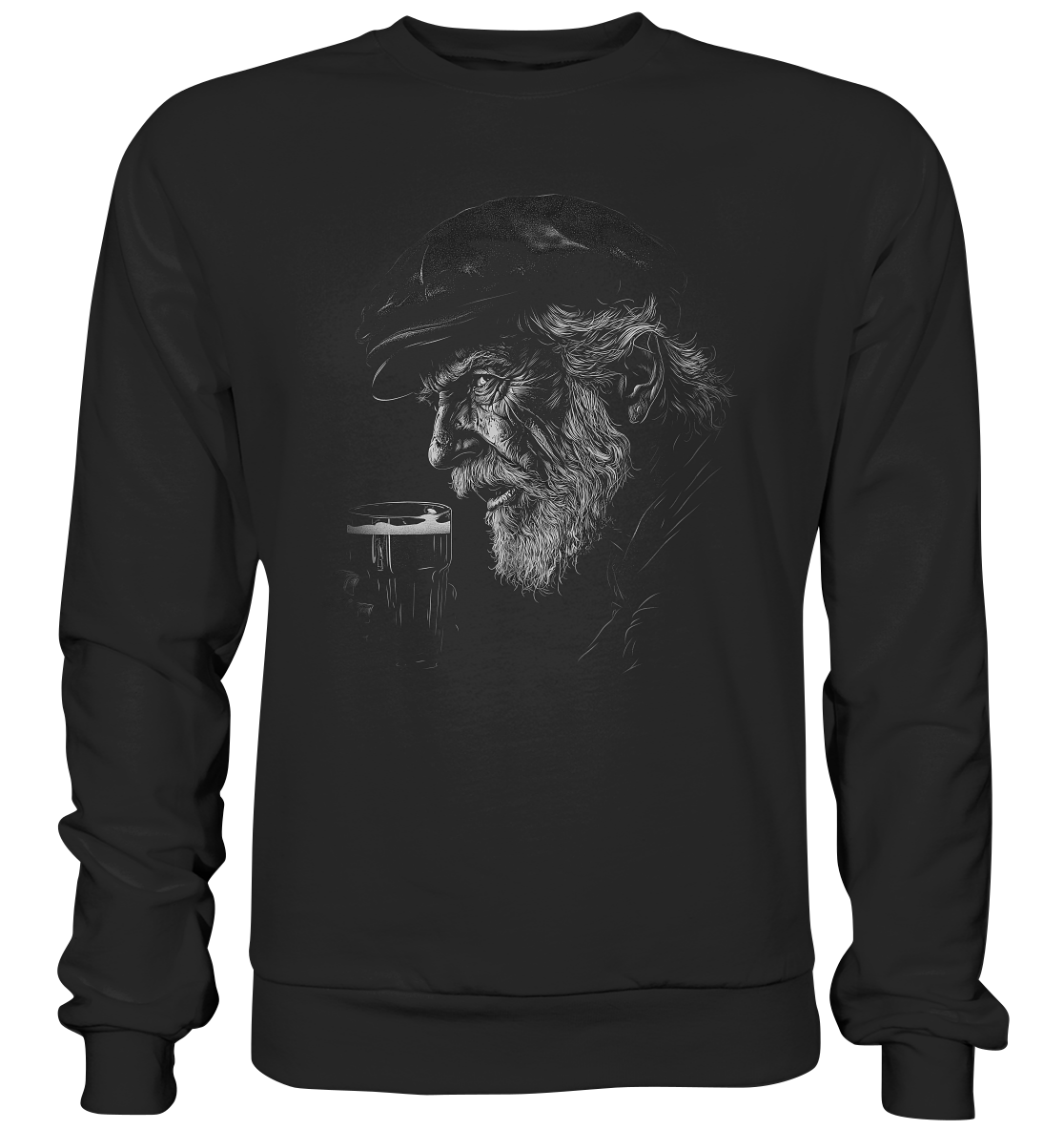 Old Irish Man "Pint I" - Premium Sweatshirt