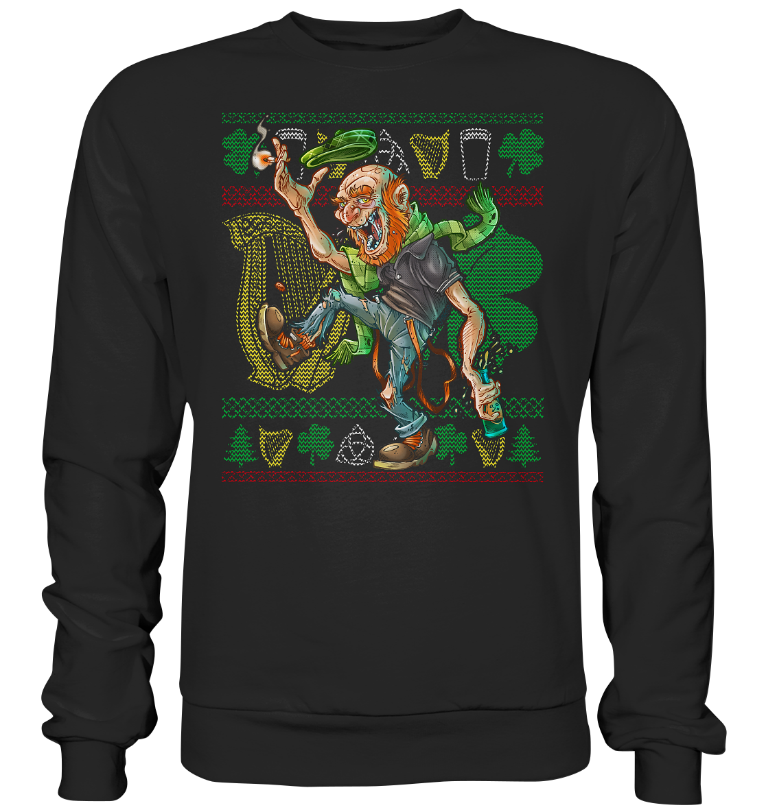 Old Irish Bastard (Christmas) - Premium Sweatshirt