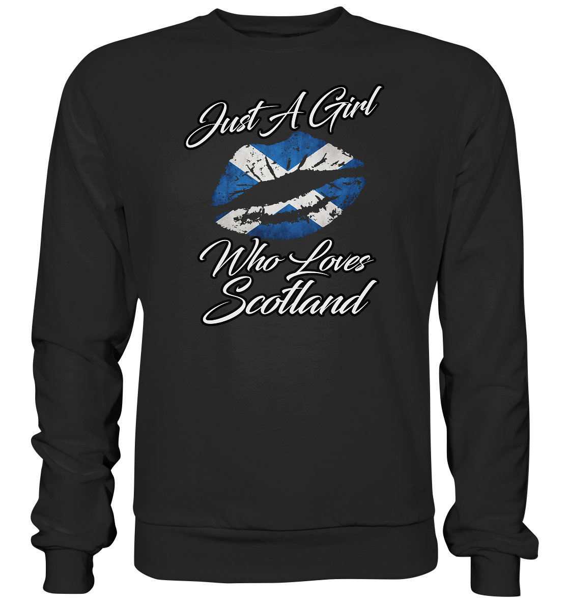 Just a Girl Who Loves Scotland - Premium Sweatshirt