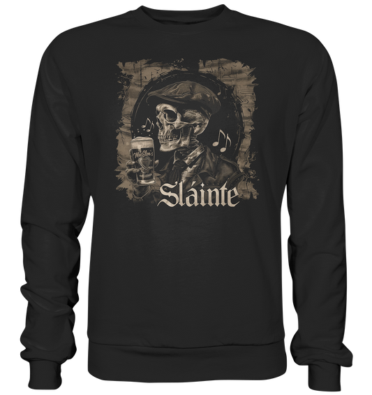 Sláinte "Flatcap-Skull III" - Premium Sweatshirt