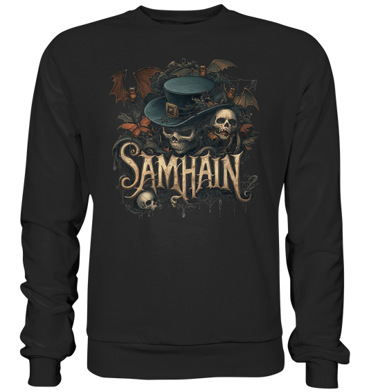 Samhain "Bats & Skulls I" - Premium Sweatshirt