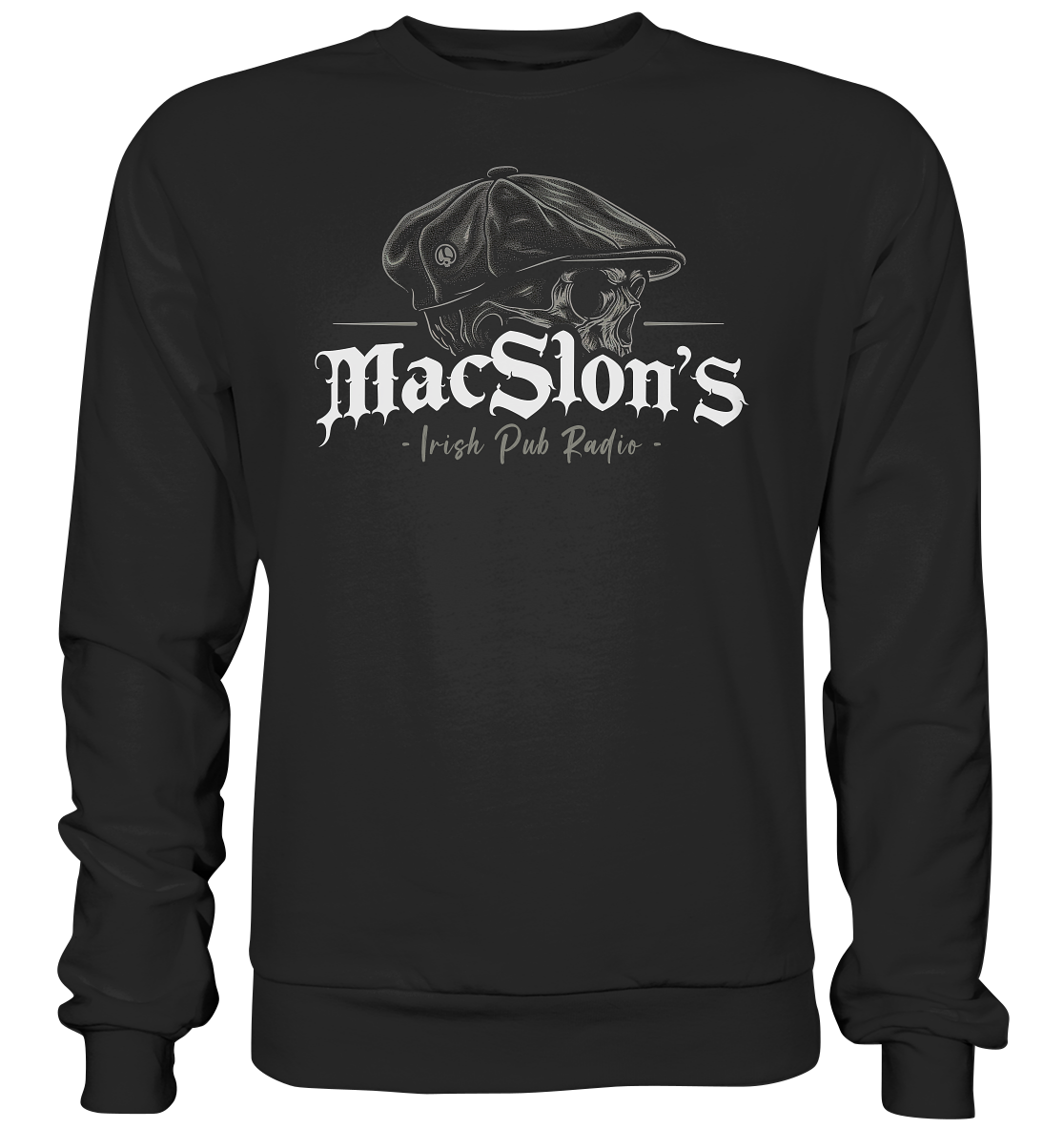 MacSlon's Irish Pub Radio "Flatcap-Skull I"  - Premium Sweatshirt