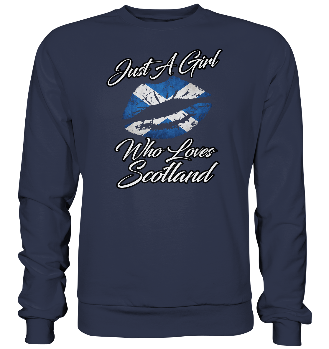 Just a Girl Who Loves Scotland - Premium Sweatshirt