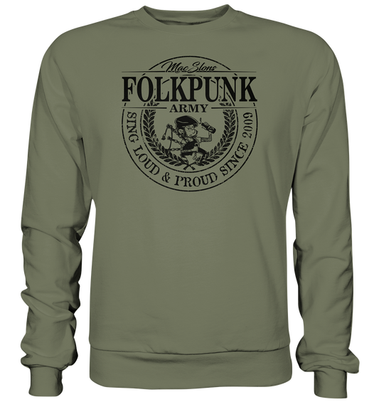 MacSlon's "Folkpunk Army" - Premium Sweatshirt