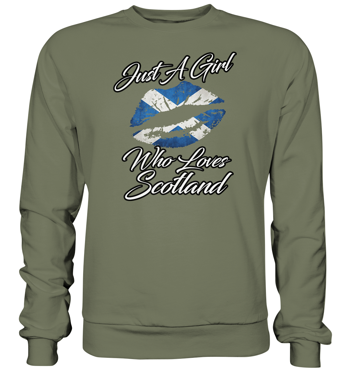 Just a Girl Who Loves Scotland - Premium Sweatshirt