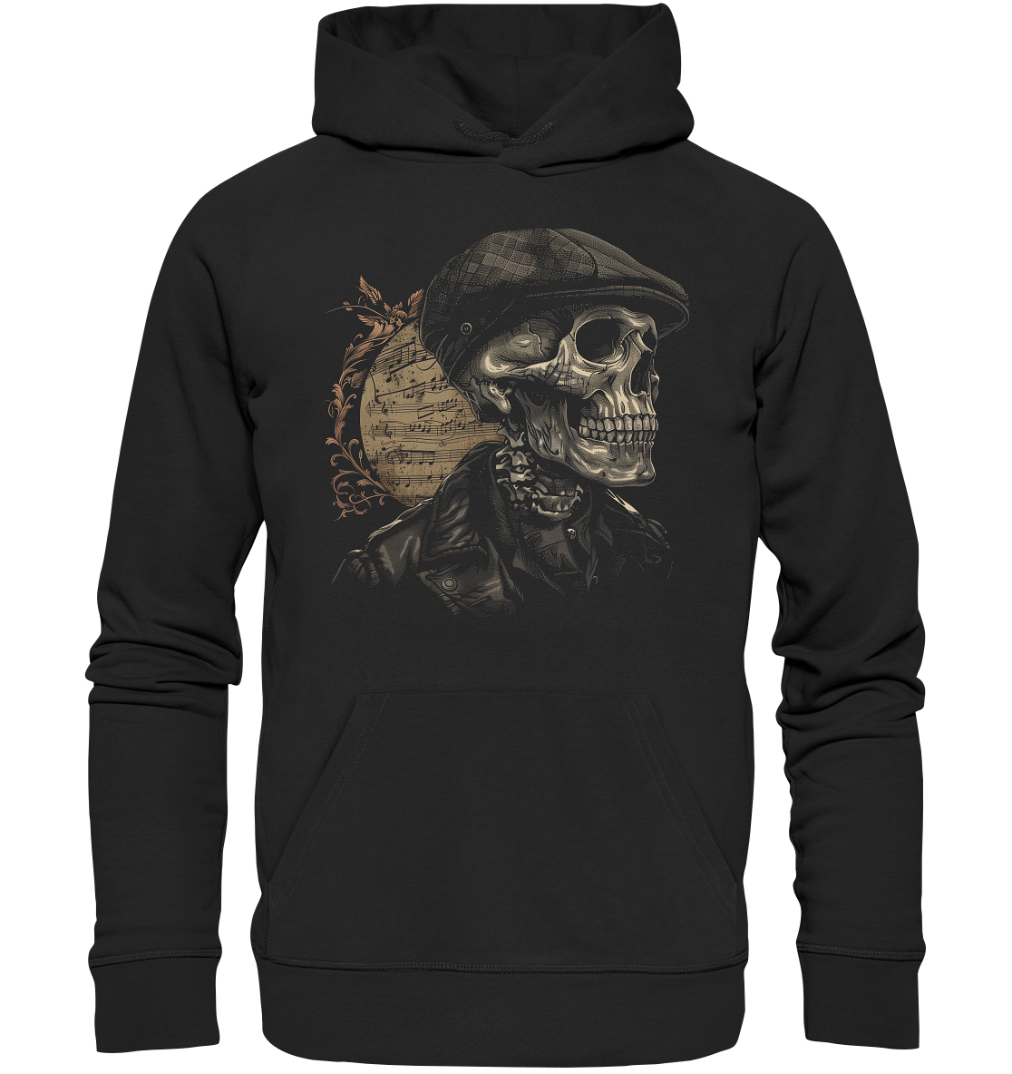 Skull "Flatcap II" - Premium Unisex Hoodie