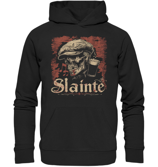 Slainte "Flatcap-Skull II" - Premium Unisex Hoodie