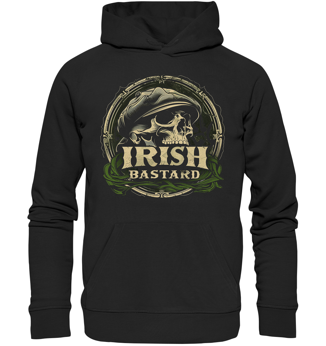 Irish Bastard "Flatcap-Skull VI" - Premium Unisex Hoodie