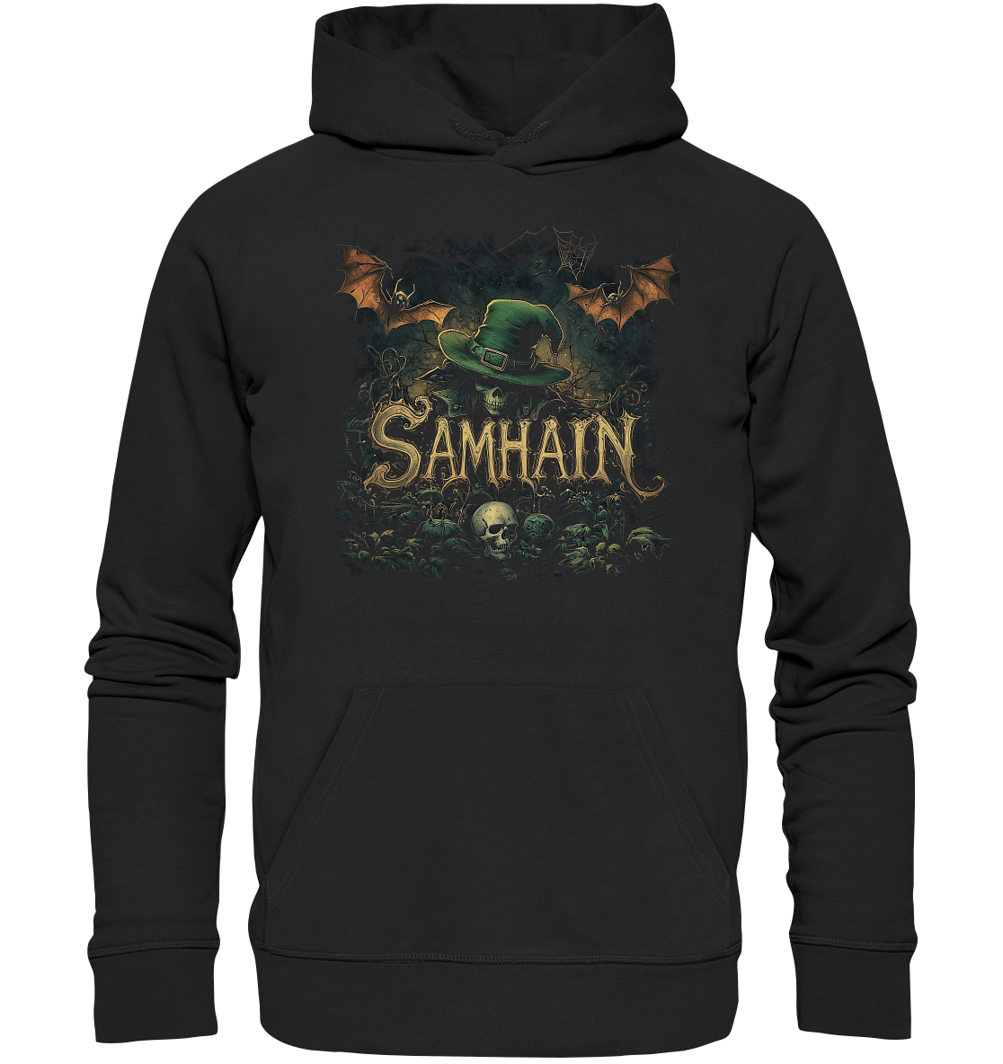 Samhain "Bats & Skulls II" - Premium Unisex Hoodie