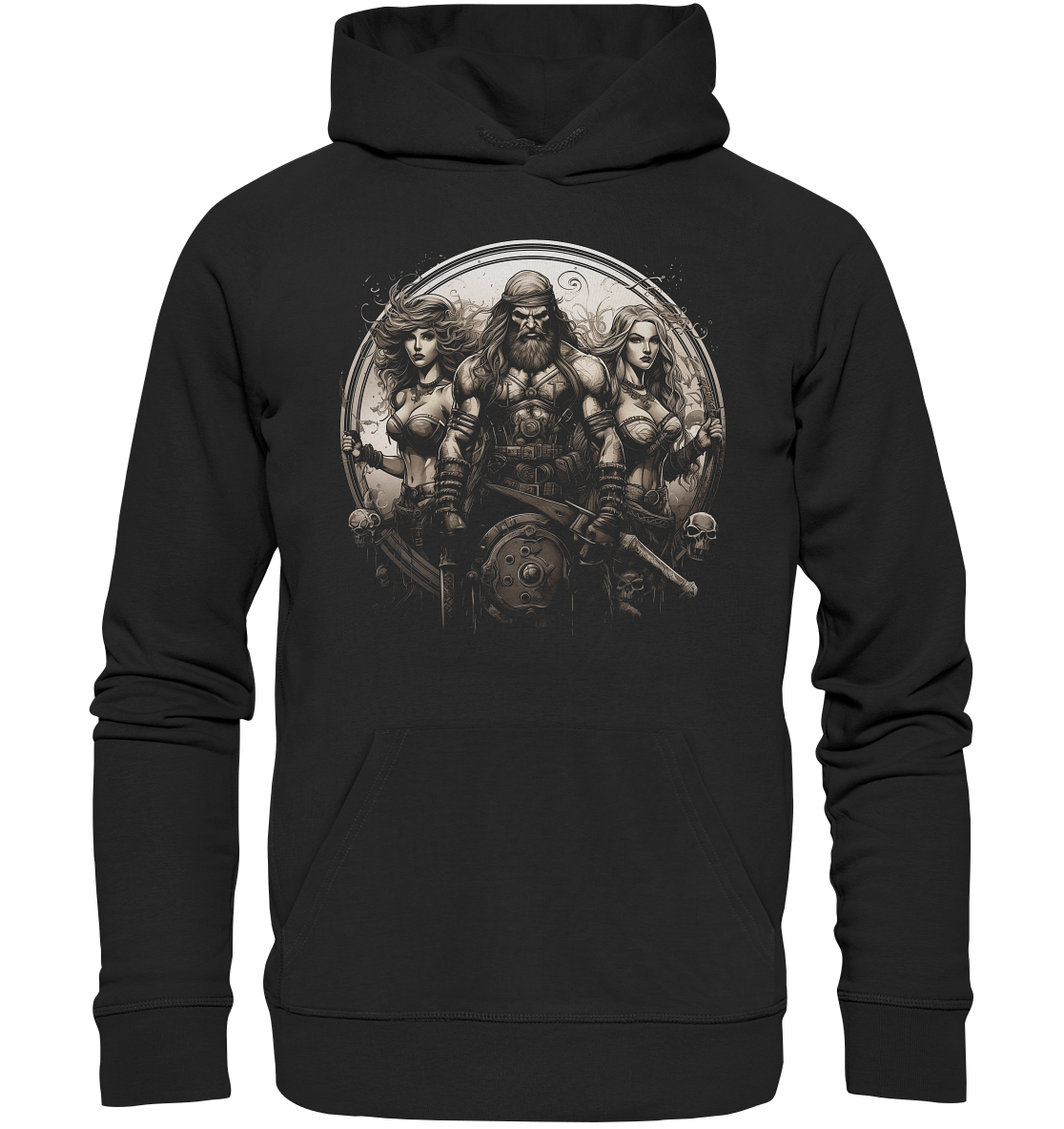 Celtic Warrior Group "Artwork I" - Premium Unisex Hoodie