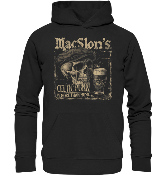 MacSlon's "Celtic Punk Is More Than Music / Flatcap-Skull" - Premium Unisex Hoodie