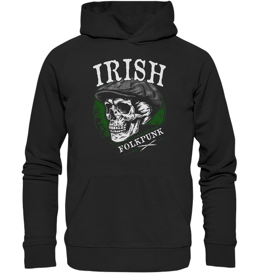 Irish Folkpunk "Flatcap-Skull I" - Premium Unisex Hoodie