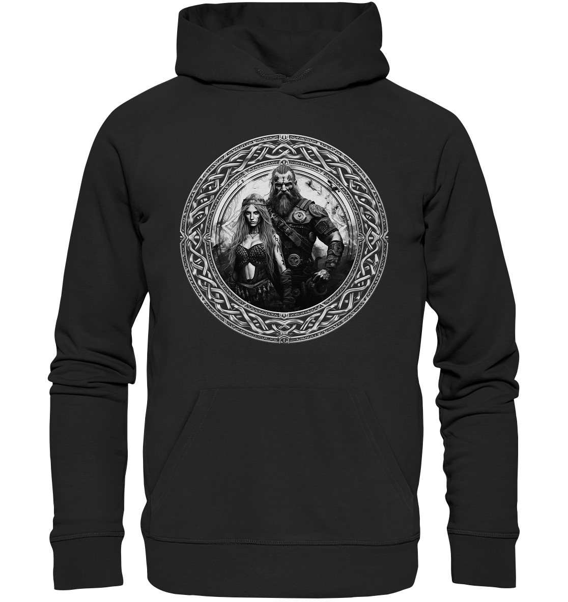 Celtic Warrior "Couple" - Premium Unisex Hoodie