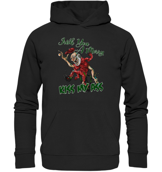 Irish You A Merry "Kiss My Ass" (Christmas) - Premium Unisex Hoodie