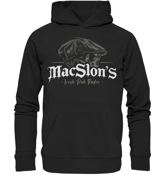 MacSlon's Irish Pub Radio "Flatcap-Skull I"  - Premium Unisex Hoodie