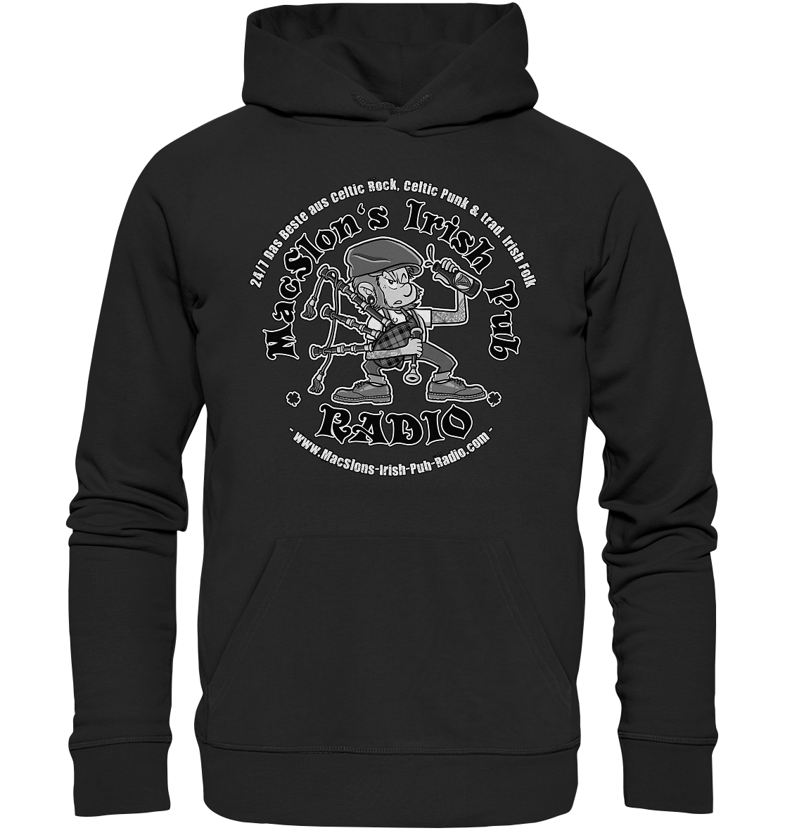 MacSlon's Radio "24/7 - Classic Logo"  - Premium Unisex Hoodie