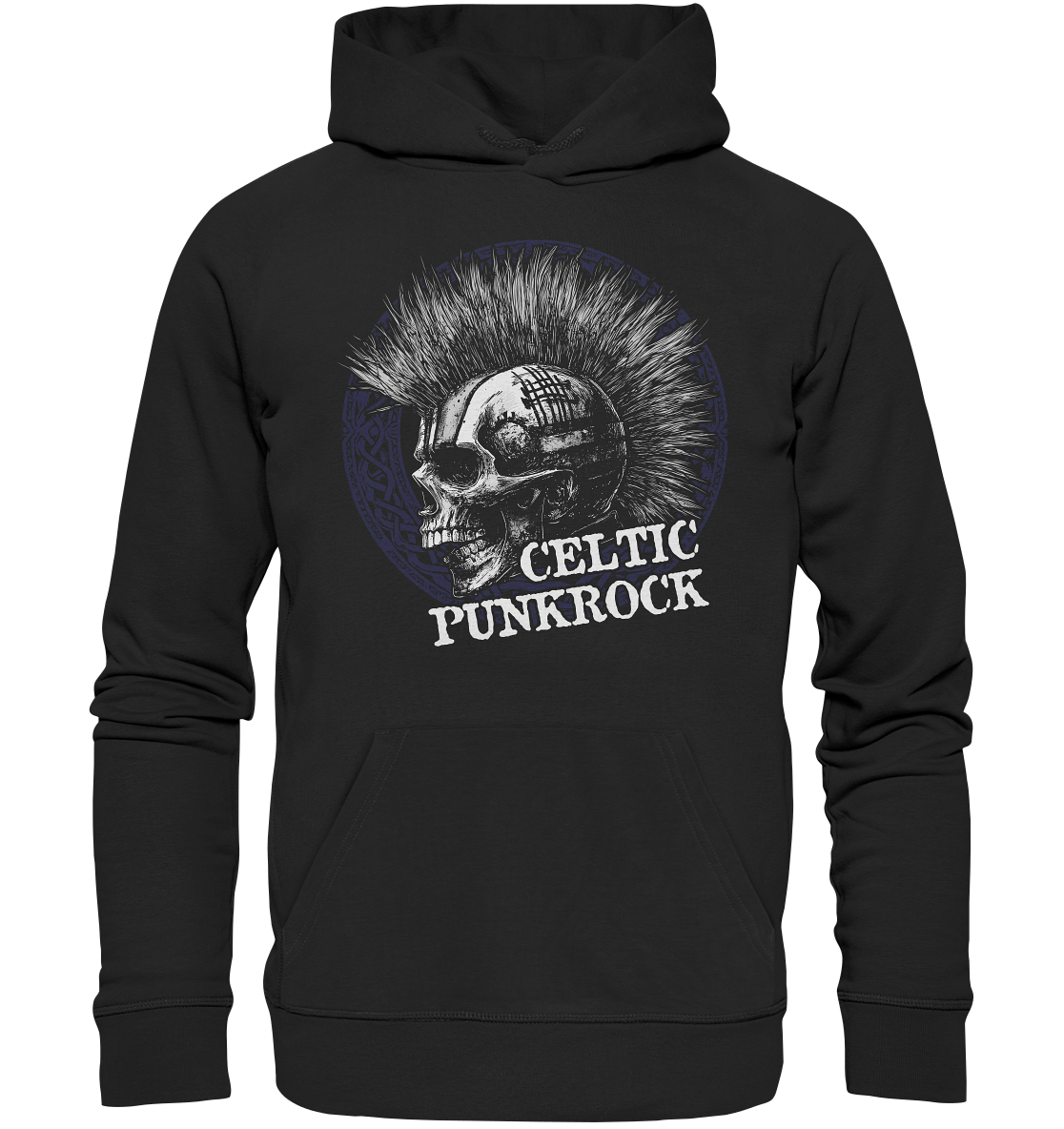 Celtic Punkrock "Mohawk / Skull I" - Premium Unisex Hoodie