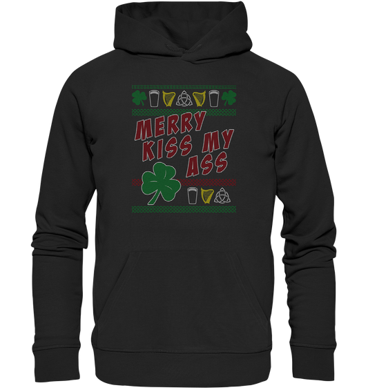 Merry Kiss My Ass (Christmas) - Premium Unisex Hoodie