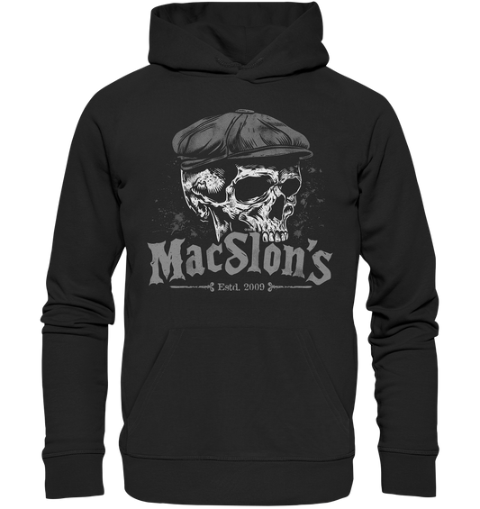 MacSlon's "Estd. 2009 / Flatcap-Skull IV" - Premium Unisex Hoodie