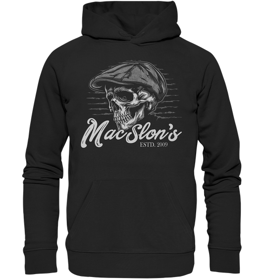 MacSlon's "Estd. 2009 / Flatcap-Skull III" - Premium Unisex Hoodie