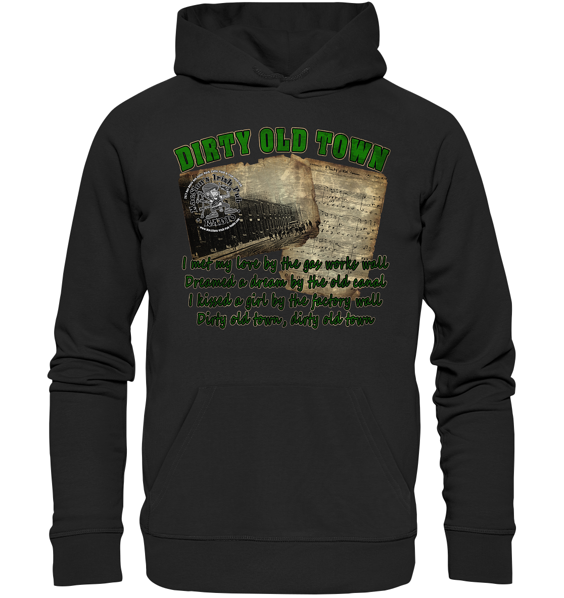 MacSlon's "Dirty Old Town I"  - Premium Unisex Hoodie