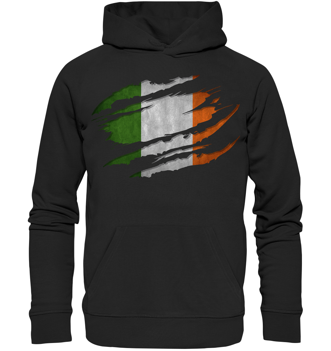 Ireland "Flag Scratch" - Premium Unisex Hoodie