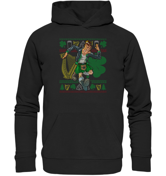 Irish Pub Guy (Christmas) - Premium Unisex Hoodie