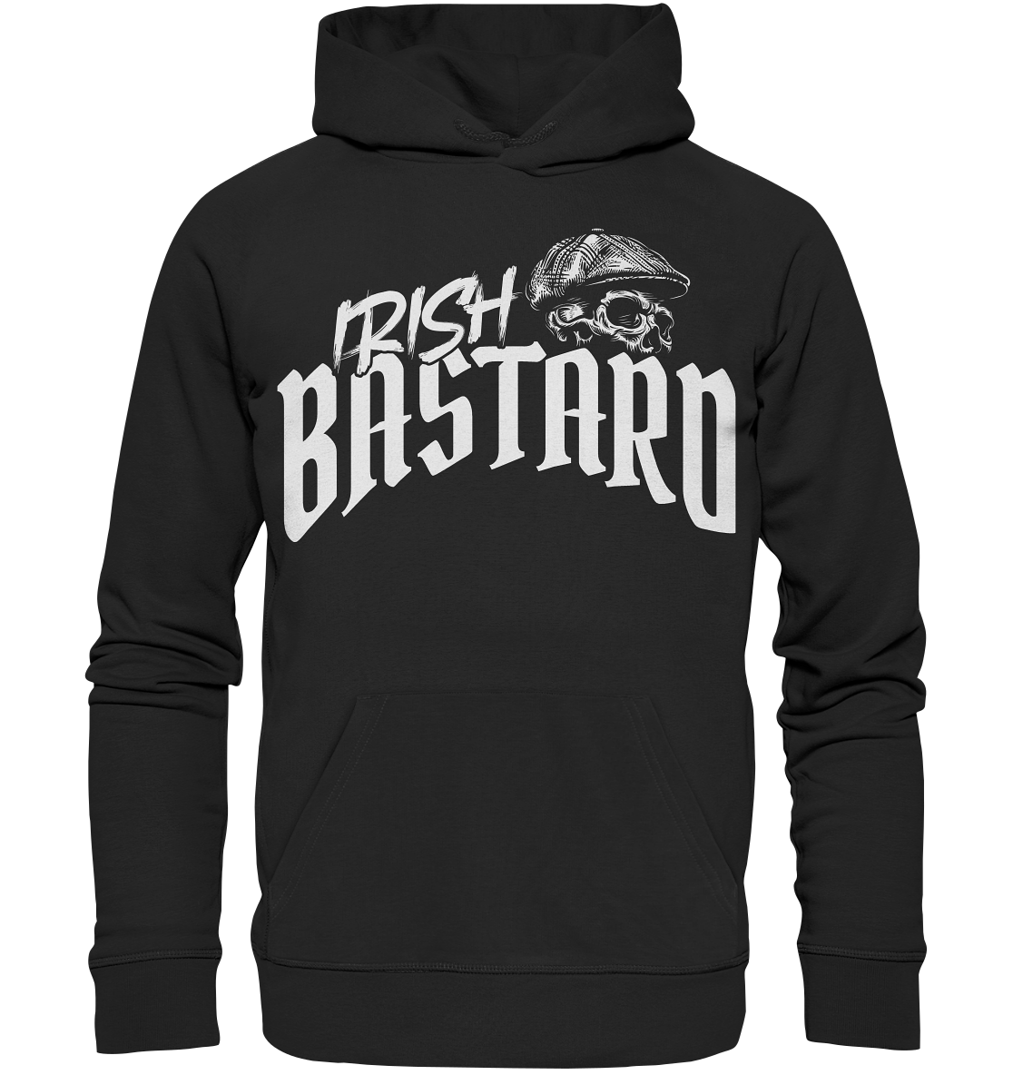 Irish Bastard "Flatcap-Skull V" - Premium Unisex Hoodie