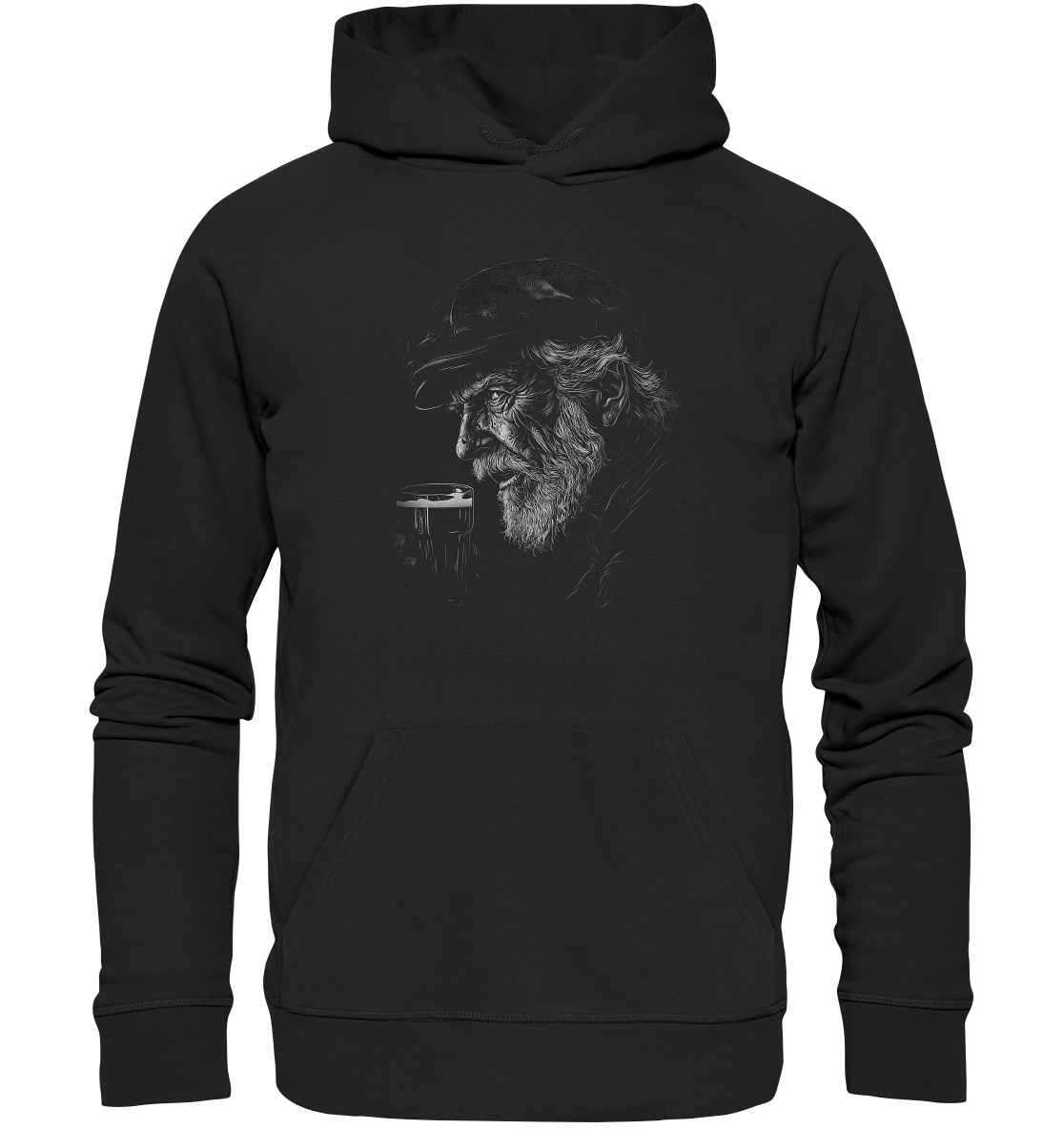 Old Irish Man "Pint I" - Premium Unisex Hoodie