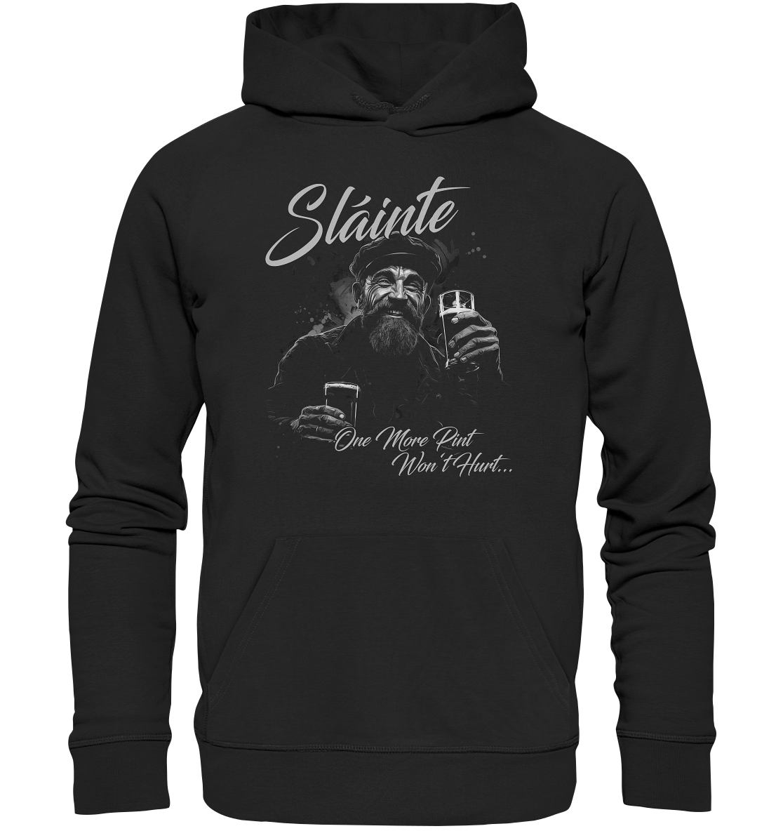 Sláinte "One More Pint Won't Hurt" - Premium Unisex Hoodie