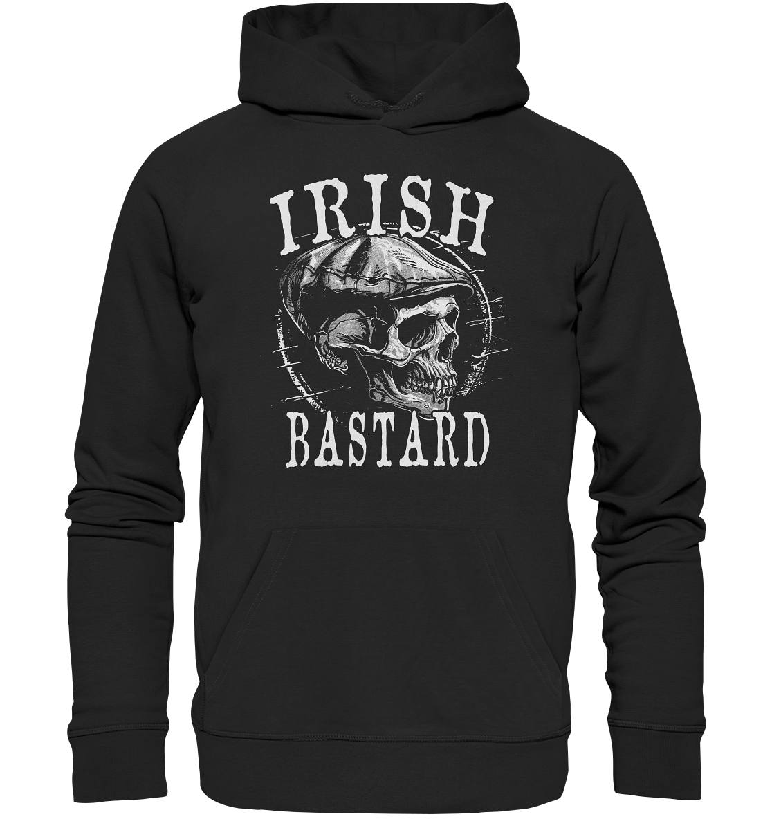 Irish Bastard "Flatcap-Skull I" - Premium Unisex Hoodie