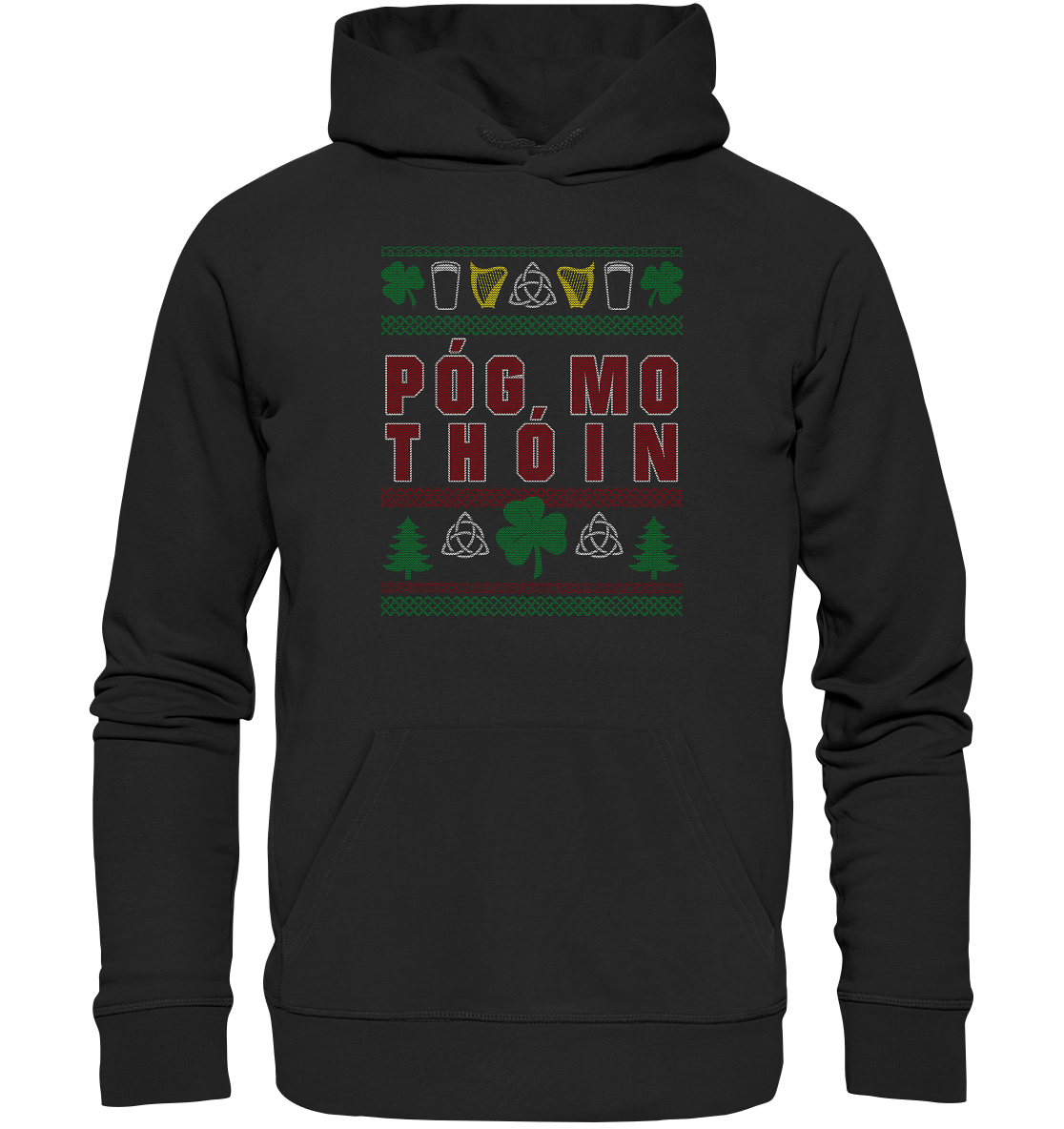 Póg Mo Thóin (Christmas) - Premium Unisex Hoodie