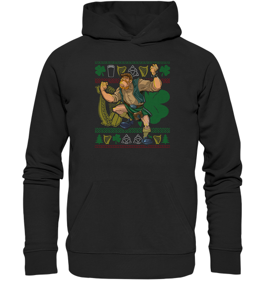 Irish Pub Fighter (Christmas) - Premium Unisex Hoodie