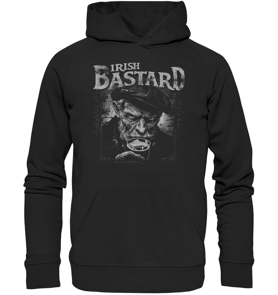 Irish Bastard "Old Irish Man II" - Premium Unisex Hoodie