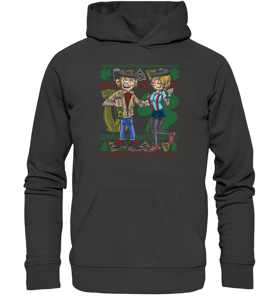 Irish Couple (Christmas) - Premium Unisex Hoodie