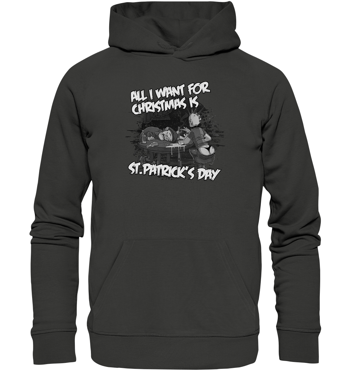 All I Want For Christmas is "St.Patrick's Day" - Premium Unisex Hoodie