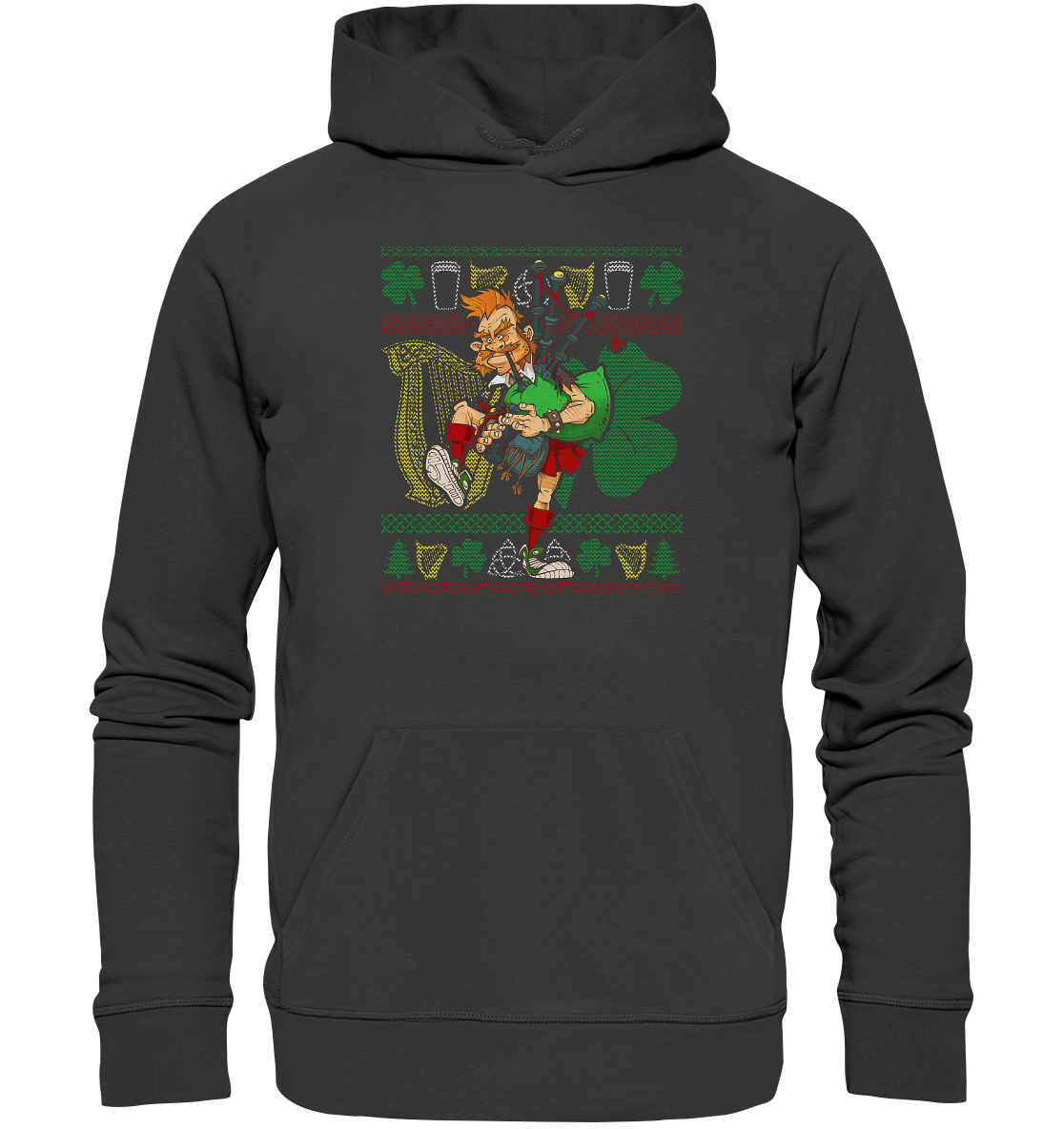 BagPiper (Christmas) - Premium Unisex Hoodie