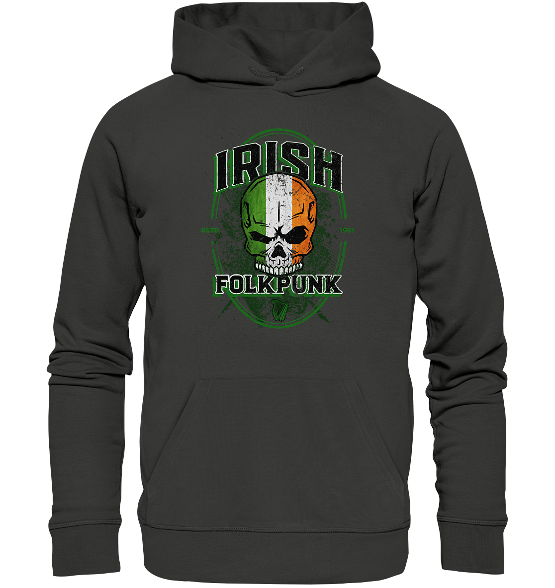 Irish Folkpunk "Skull" - Premium Unisex Hoodie