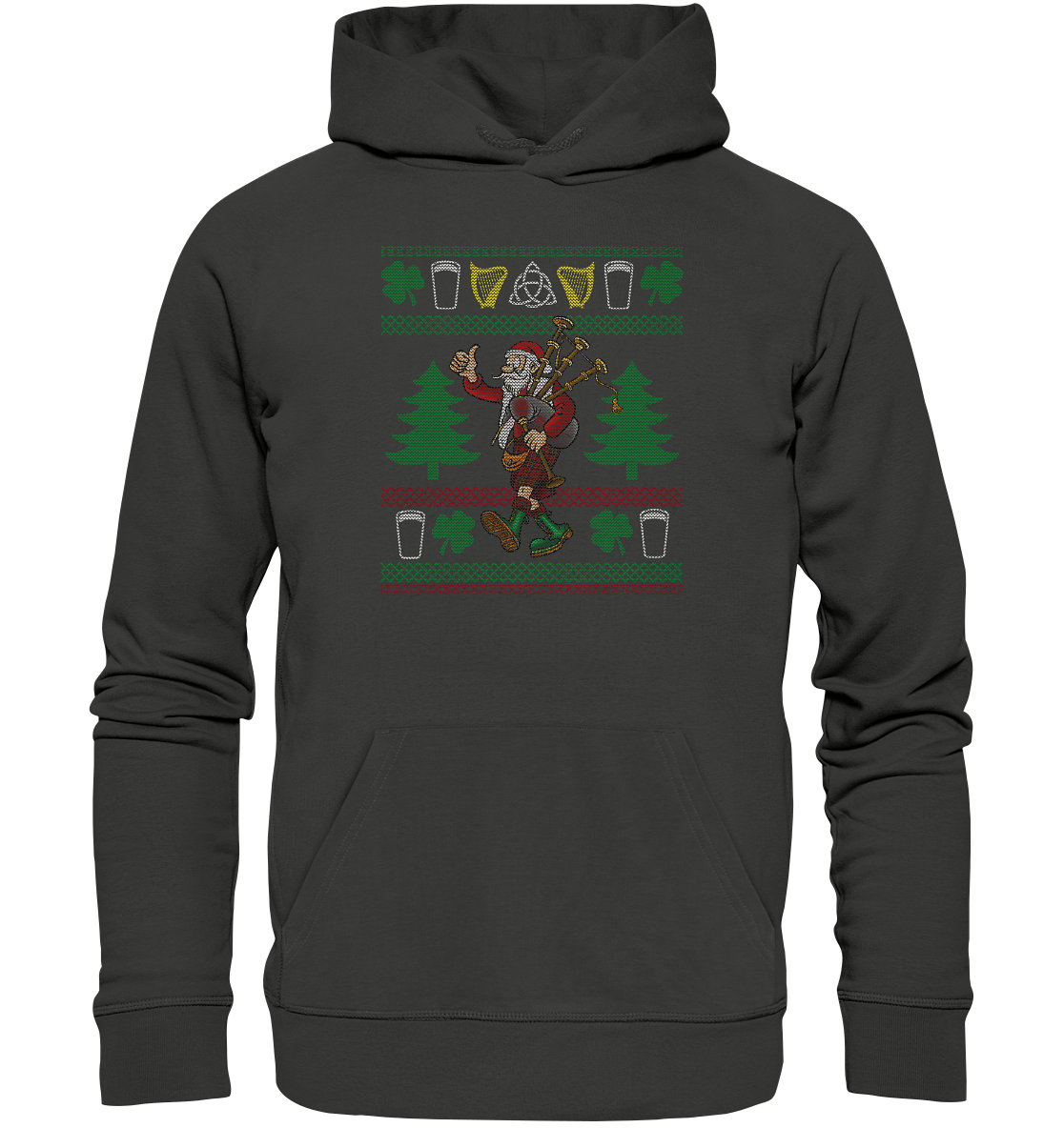 Kilted Santa (Christmas) - Premium Unisex Hoodie