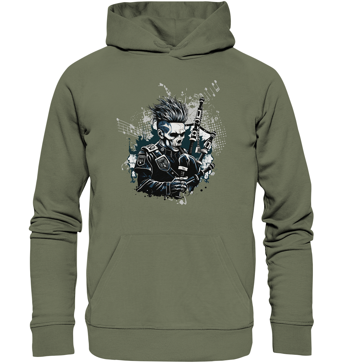 Bagpiper "Skull" - Premium Unisex Hoodie