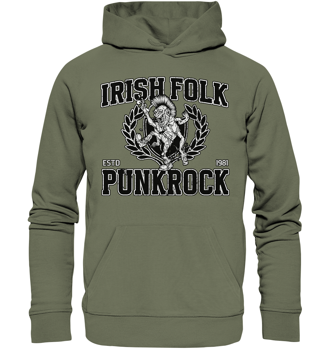 Irish Folk Punkrock "Estd. 1981" - Premium Unisex Hoodie