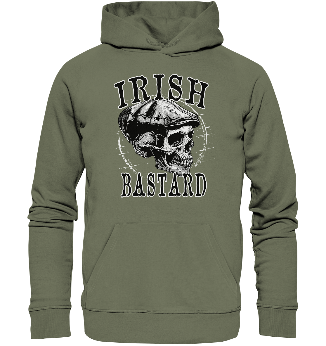 Irish Bastard "Flatcap-Skull II" - Premium Unisex Hoodie