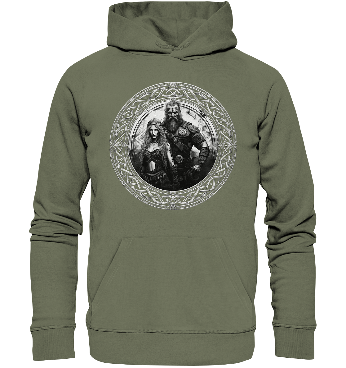 Celtic Warrior "Couple" - Premium Unisex Hoodie