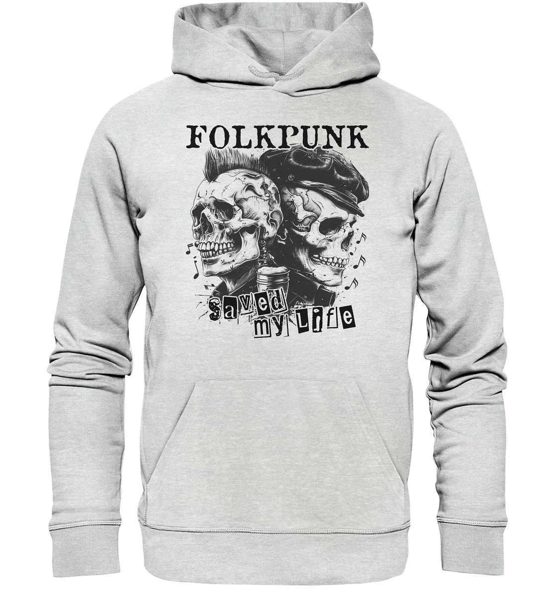 Folkpunk "Saved My Life I" - Premium Unisex Hoodie