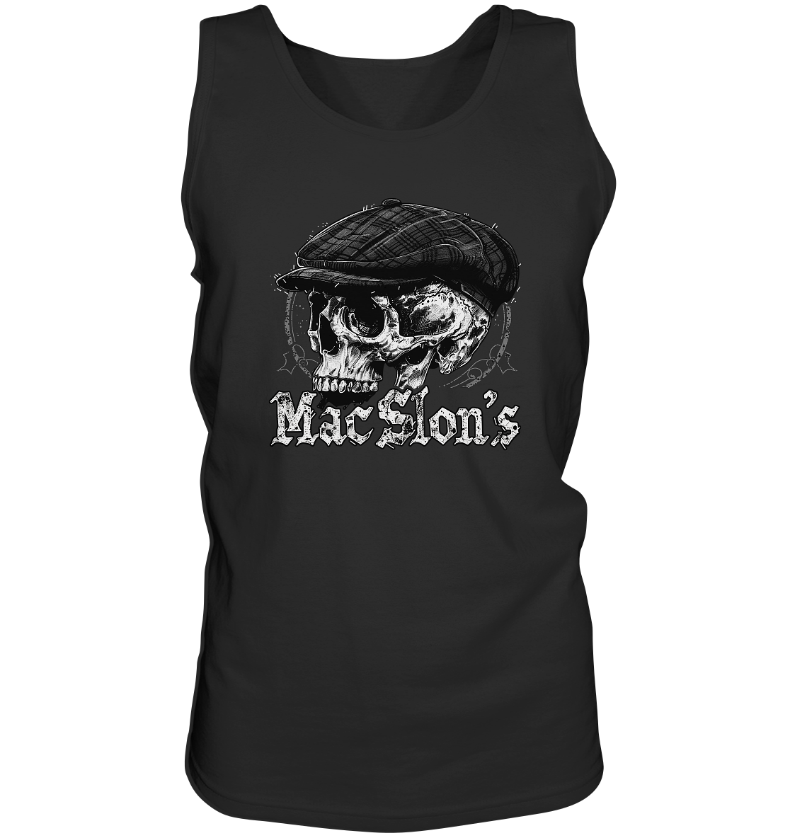 MacSlon's "Flatcap-Skull II" - Tank-Top