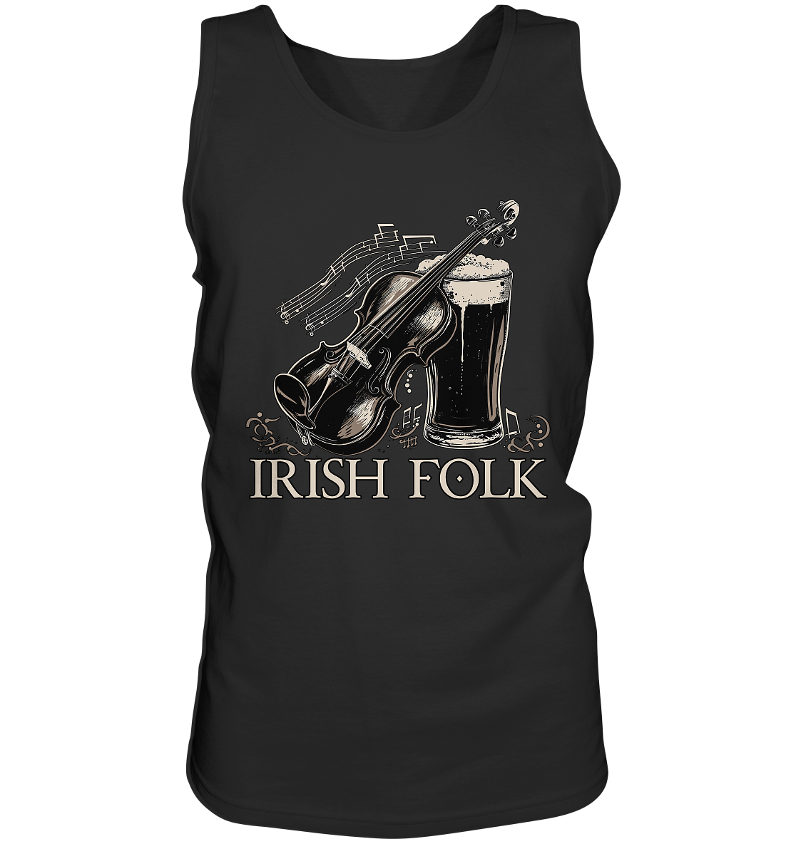 Irish Folk "Pint & Violin" - Tank-Top