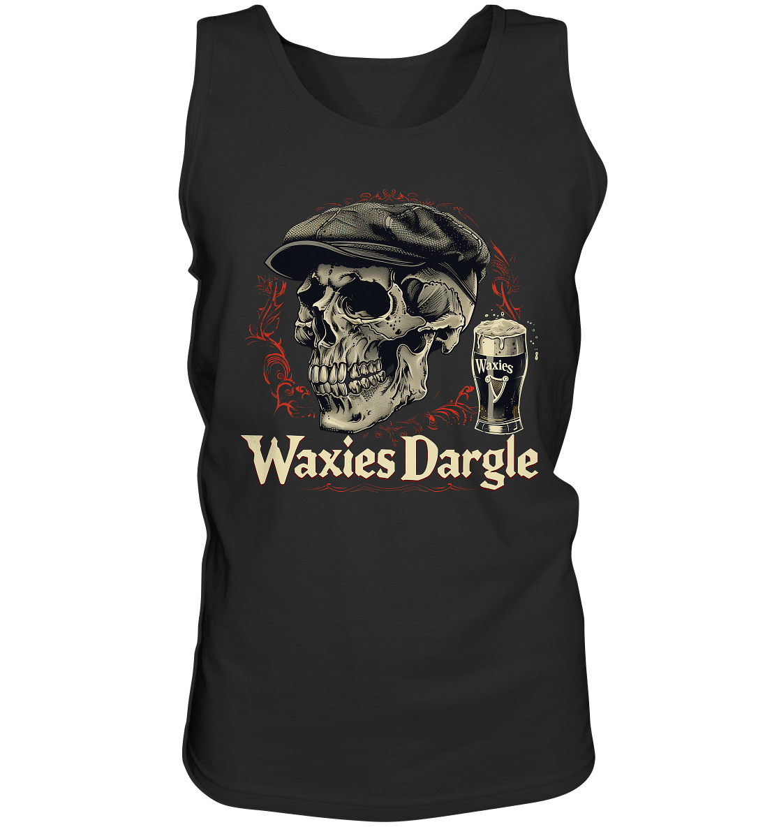 Waxies Dargle "Flatcap / Skull I"  - Tank-Top